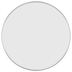 vidaXL Wandspiegel Silbern Ø 50 cm Rund