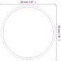 vidaXL Wandspiegel Schwarz Ø 20 cm Rund vidaXL Wandspiegel Schwarz Ø 20 cm Rund