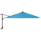 vidaXL Wand-Sonnenschirm Meerblau 290 cm vidaXL Wand-Sonnenschirm Meerblau 290 cm