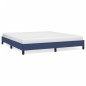 Bettgestell Blau 160x200 cm Stoff Bettgestell Blau 160x200 cm Stoff