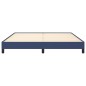 Bettgestell Blau 160x200 cm Stoff Bettgestell Blau 160x200 cm Stoff