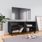 vidaXL TV-Schrank mit Rollen Schwarz 90x35x35 cm Holzwerkstoff vidaXL TV-Schrank mit Rollen Schwarz 90x35x35 cm Holzwerkstoff