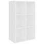vidaXL Bücherregal/Sideboard Weiß 66×30×97,8 cm Holzwerkstoff vidaXL Bücherregal/Sideboard Weiß 66×30×97,8 cm Holzwerkstoff