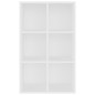 vidaXL Bücherregal/Sideboard Weiß 66×30×97,8 cm Holzwerkstoff vidaXL Bücherregal/Sideboard Weiß 66×30×97,8 cm Holzwerkstoff