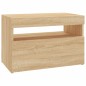 vidaXL TV-Schrank mit LED-Leuchten Sonoma-Eiche 60x35x40 cm vidaXL TV-Schrank mit LED-Leuchten Sonoma-Eiche 60x35x40 cm