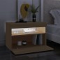 vidaXL TV-Schrank mit LED-Leuchten Sonoma-Eiche 60x35x40 cm vidaXL TV-Schrank mit LED-Leuchten Sonoma-Eiche 60x35x40 cm