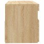 vidaXL TV-Schrank mit LED-Leuchten Sonoma-Eiche 60x35x40 cm vidaXL TV-Schrank mit LED-Leuchten Sonoma-Eiche 60x35x40 cm