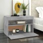 vidaXL TV-Schrank mit LED-Leuchten Betongrau 60x35x40 cm vidaXL TV-Schrank mit LED-Leuchten Betongrau 60x35x40 cm