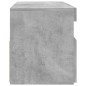 vidaXL TV-Schrank mit LED-Leuchten Betongrau 60x35x40 cm vidaXL TV-Schrank mit LED-Leuchten Betongrau 60x35x40 cm