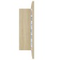 vidaXL LED-Bad-Spiegelschrank Sonoma-Eiche 60x12x45 cm Acryl vidaXL LED-Bad-Spiegelschrank Sonoma-Eiche 60x12x45 cm Acryl