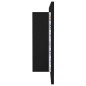 vidaXL LED-Bad-Spiegelschrank Schwarz 90x12x45 cm Acryl vidaXL LED-Bad-Spiegelschrank Schwarz 90x12x45 cm Acryl