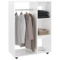 vidaXL Kleiderschrank Hochglanz-Weiß 80x40x110 cm Holzwerkstoff vidaXL Kleiderschrank Hochglanz-Weiß 80x40x110 cm Holzwerkstoff