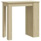 vidaXL Bartisch mit Regal Sonoma-Eiche 102x50x103,5 cm Holzwerkstoff vidaXL Bartisch mit Regal Sonoma-Eiche 102x50x103,5 cm Holzwerkstoff