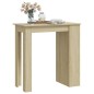 vidaXL Bartisch mit Regal Sonoma-Eiche 102x50x103,5 cm Holzwerkstoff vidaXL Bartisch mit Regal Sonoma-Eiche 102x50x103,5 cm Holzwerkstoff
