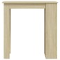 vidaXL Bartisch mit Regal Sonoma-Eiche 102x50x103,5 cm Holzwerkstoff vidaXL Bartisch mit Regal Sonoma-Eiche 102x50x103,5 cm Holzwerkstoff