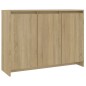 vidaXL Sideboard Sonoma-Eiche 102x33x75 cm Holzwerkstoff vidaXL Sideboard Sonoma-Eiche 102x33x75 cm Holzwerkstoff