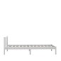 vidaXL Massivholzbett Weiß Kiefer 100x200 cm vidaXL Massivholzbett Weiß Kiefer 100x200 cm