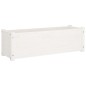 vidaXL Pflanzkübel Weiß 100x31x31 cm Massivholz Kiefer vidaXL Pflanzkübel Weiß 100x31x31 cm Massivholz Kiefer