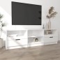 vidaXL TV-Schrank Hochglanz-Weiß 150x33,5x45 cm Holzwerkstoff vidaXL TV-Schrank Hochglanz-Weiß 150x33,5x45 cm Holzwerkstoff