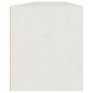 vidaXL Wandschränke 2 Stk. Weiß 80x30x35 cm Massivholz Kiefer vidaXL Wandschränke 2 Stk. Weiß 80x30x35 cm Massivholz Kiefer