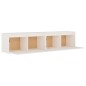 vidaXL Wandschränke 2 Stk. Weiß 80x30x35 cm Massivholz Kiefer vidaXL Wandschränke 2 Stk. Weiß 80x30x35 cm Massivholz Kiefer