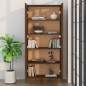 vidaXL Bücherregal Braun Eichen-Optik 82,5x30,5x185,5 cm Holzwerkstoff vidaXL Bücherregal Braun Eichen-Optik 82,5x30,5x185,5 cm Holzwerkstoff
