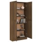 vidaXL Bücherregal Braun Eichen-Optik 82,5x30,5x185,5 cm Holzwerkstoff vidaXL Bücherregal Braun Eichen-Optik 82,5x30,5x185,5 cm Holzwerkstoff