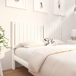 vidaXL Bett-Kopfteil Weiß 155,5x4x100 cm Massivholz Kiefer