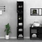 vidaXL Badschrank Schwarz 30x30x190 cm Holzwerkstoff vidaXL Badschrank Schwarz 30x30x190 cm Holzwerkstoff