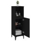 vidaXL Badschrank Schwarz 30x30x100 cm Holzwerkstoff vidaXL Badschrank Schwarz 30x30x100 cm Holzwerkstoff