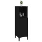 vidaXL Badschrank Schwarz 30x30x100 cm Holzwerkstoff vidaXL Badschrank Schwarz 30x30x100 cm Holzwerkstoff
