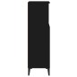 vidaXL Badschrank Schwarz 30x30x100 cm Holzwerkstoff vidaXL Badschrank Schwarz 30x30x100 cm Holzwerkstoff