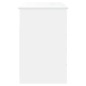 vidaXL Schreibtisch mit Schubladen Weiß 102x50x76 cm Holzwerkstoff vidaXL Schreibtisch mit Schubladen Weiß 102x50x76 cm Holzwerkstoff
