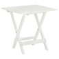 vidaXL Bistrotisch Weiß 46x46x47 cm Akazie Massivholz vidaXL Bistrotisch Weiß 46x46x47 cm Akazie Massivholz