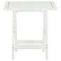 vidaXL Bistrotisch Weiß 46x46x47 cm Akazie Massivholz vidaXL Bistrotisch Weiß 46x46x47 cm Akazie Massivholz