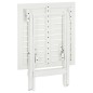 vidaXL Bistrotisch Weiß 46x46x47 cm Akazie Massivholz vidaXL Bistrotisch Weiß 46x46x47 cm Akazie Massivholz