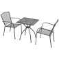 vidaXL 3-tlg. Bistro-Set Stahl Anthrazit vidaXL 3-tlg. Bistro-Set Stahl Anthrazit