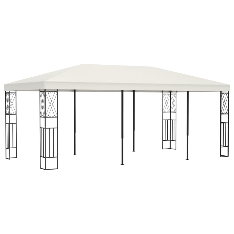 vidaXL Pavillon 3×6 m Creme Stoff vidaXL Pavillon 3×6 m Creme Stoff