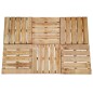 vidaXL Terrassenfliesen 6 Stk. 50x50 cm Holz Braun vidaXL Terrassenfliesen 6 Stk. 50x50 cm Holz Braun