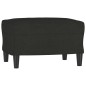 vidaXL Fußhocker Schwarz 60x50x41 cm Stoff vidaXL Fußhocker Schwarz 60x50x41 cm Stoff