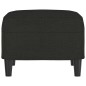 vidaXL Fußhocker Schwarz 60x50x41 cm Stoff vidaXL Fußhocker Schwarz 60x50x41 cm Stoff