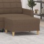 vidaXL Fußhocker Braun 70x55x41 cm Stoff vidaXL Fußhocker Braun 70x55x41 cm Stoff