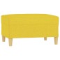 vidaXL Fußhocker Hellgelb 70x55x41 cm Stoff vidaXL Fußhocker Hellgelb 70x55x41 cm Stoff