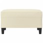 vidaXL Fußhocker Creme 70x55x41 cm Kunstleder vidaXL Fußhocker Creme 70x55x41 cm Kunstleder