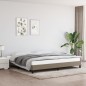 Bettgestell Taupe 200x200 cm Stoff Bettgestell Taupe 200x200 cm Stoff