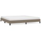 Bettgestell Taupe 200x200 cm Stoff Bettgestell Taupe 200x200 cm Stoff