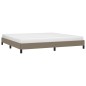 Bettgestell Taupe 200x200 cm Stoff Bettgestell Taupe 200x200 cm Stoff