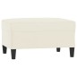 vidaXL Fußhocker Creme 70x55x41 cm Samt vidaXL Fußhocker Creme 70x55x41 cm Samt