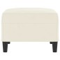 vidaXL Fußhocker Creme 70x55x41 cm Samt vidaXL Fußhocker Creme 70x55x41 cm Samt