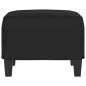 vidaXL Fußhocker Schwarz 60x50x41 cm Mikrofasergewebe vidaXL Fußhocker Schwarz 60x50x41 cm Mikrofasergewebe